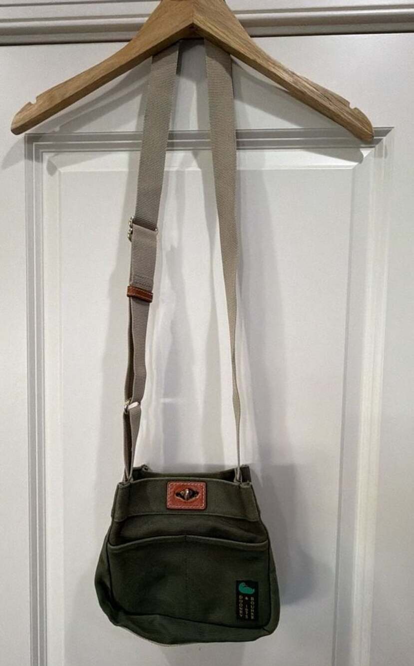 Dooney & Bourke Canvas Crossbody Bag Olive Green